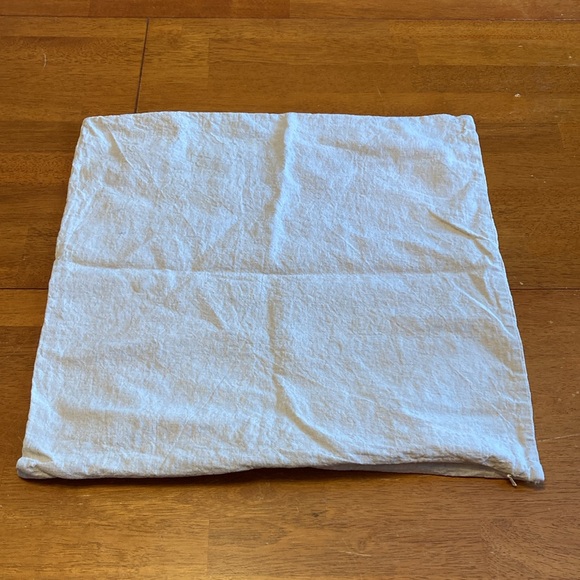 Pottery Barn Ampersand Applique Pillow Cover Square Decorative Accent Sham Tan & - Picture 5 of 13